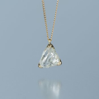 三角形ダイヤモンド原石　ネックレスの画像