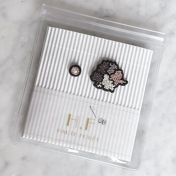 『地図モチーフのアクセサリー/ピアス』Okayamaの画像