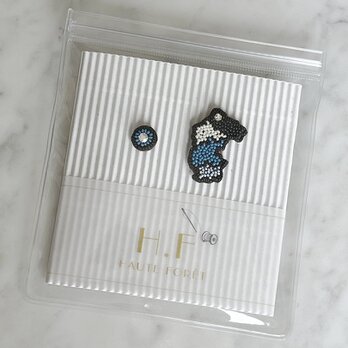 『地図モチーフのアクセサリー/ピアス』Wakayamaの画像