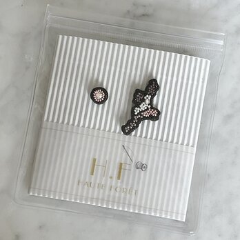 『地図モチーフのアクセサリー/ピアス』Mieの画像