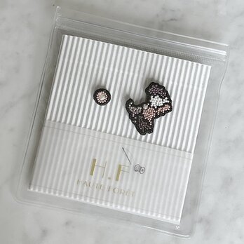 『地図モチーフのアクセサリー/ピアス』Toyamaの画像