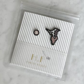 『地図モチーフのアクセサリー/ピアス』Chibaの画像
