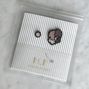 『地図モチーフのアクセサリー/ピアス』Tochigiの画像