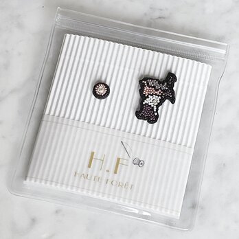 『地図モチーフのアクセサリー/ピアス』Miyagiの画像