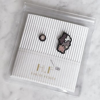 『地図モチーフのアクセサリー/ピアス』Yamagataの画像