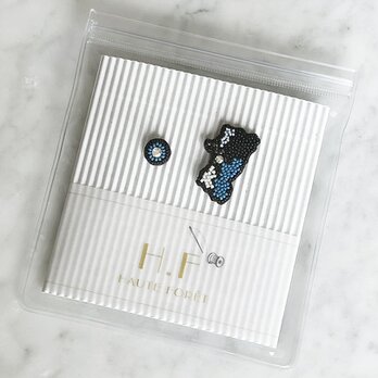 『地図モチーフのアクセサリー/ピアス』Akitaの画像