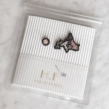 『地図モチーフのアクセサリー/ピアス』Hokkaidoの画像