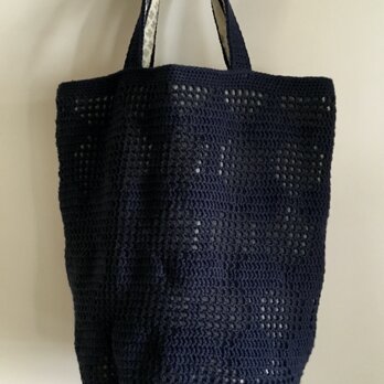 Grid Bag（Tree/Navy）の画像