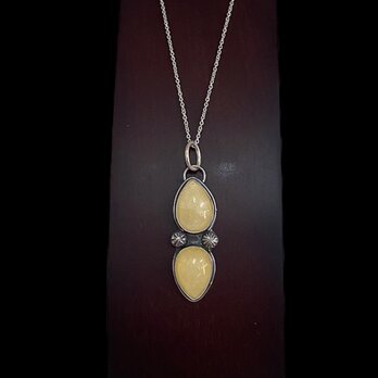 Yellow Calcite necklaceの画像