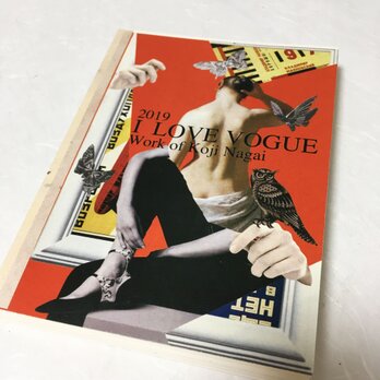 mini collage series"I LOVE VOGUE" Koji Nagai's work collectionの画像