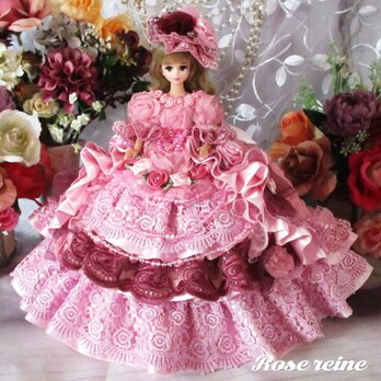 ロマンティックシンデレラ 薔薇の花園スウィートフリルオーバートレーンドールドレスの画像