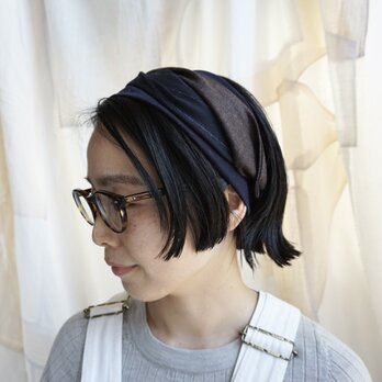 patchwork turban ( woolmix 21aw-c）の画像