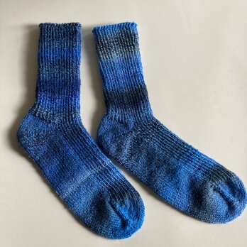 手編み靴下【クレイジー・ザウバー・ボール 2438】の画像