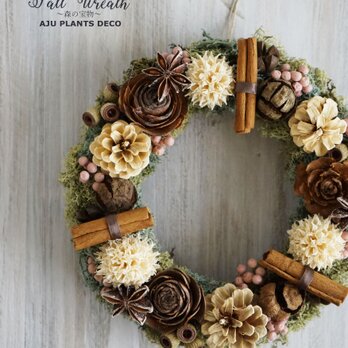 Fall Wreath ～森の宝物 ４～　１8cmの画像