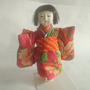 古い小さな市松人形　その５の画像