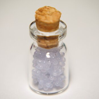 金平糖瓶詰めのミニミニオブジェ　淡紫の画像