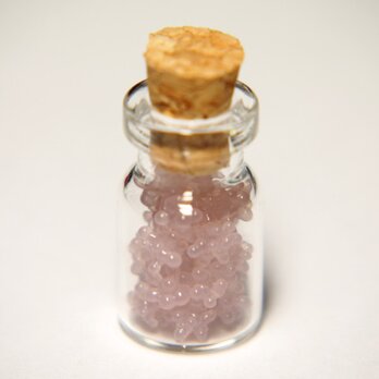 金平糖瓶詰めのミニミニオブジェ　赤紫の画像