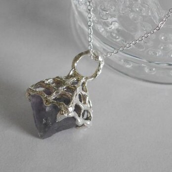 1点物★fluorite necklace(purple)の画像