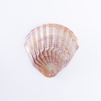 紙の貝殻椀　刷毛（茶）の画像