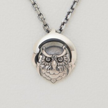 フクロウペンダント   【受注制作】