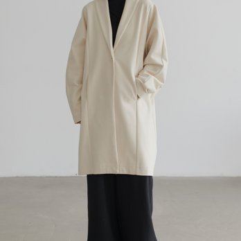 送料無料♪ ゆったりウールのコート ミドル丈トレンチコート 秋冬