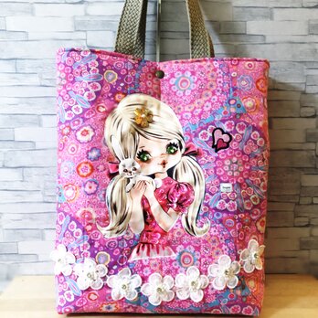 縦長トートバッグ *ゆめかわナンシーちゃん