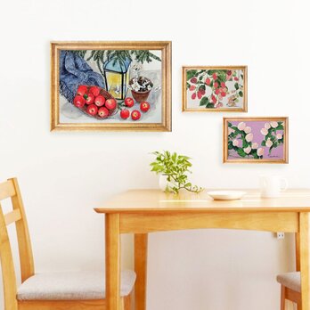 壁を飾る　イラストポスター ポストカード おまかせセット　冬の画像