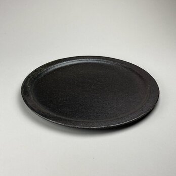 灰釉  8寸リム皿の画像