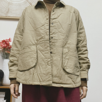 【綿の服】厚手の冬コットンジャケット/コートの画像