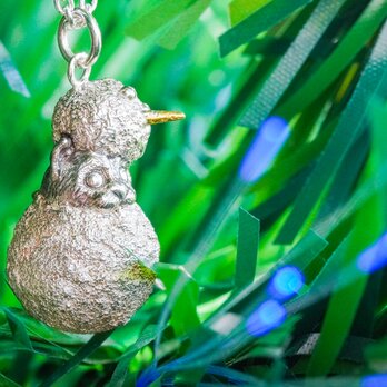 スノーキャット　クリスマス　冬季限定　シルバーネックレスの画像