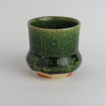 織部　しもぶくれ ぐい吞み２