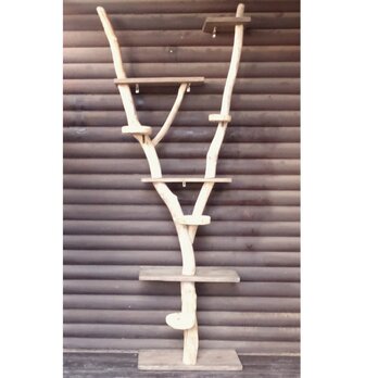 【温泉流木】流木ツリーのキャットタワー組み立て式 ≪オーダー品≫ 流木インテリア