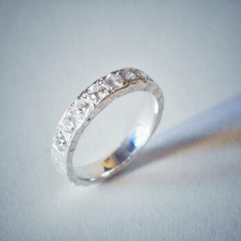 Half eternity ring(sv*ジルコニア)の画像
