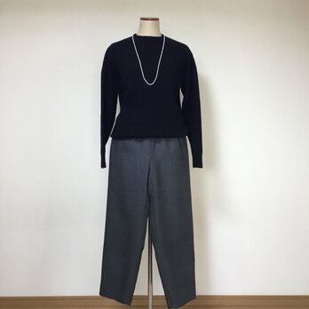 大島紬のパンツ     着物リメイクの画像