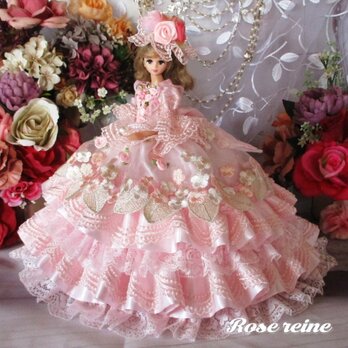 シンデレラ 花の妖精ロマンスシルエット スウィートピンクが華やぐボリュームフリルドールドレスの画像