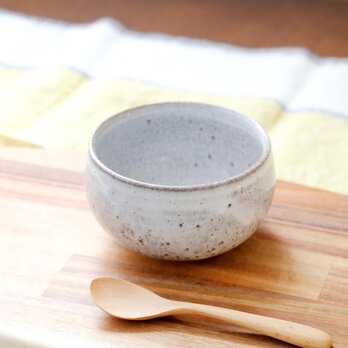 赤陶土と白釉のほっこりボウル ＊ お抹茶やスープなどに