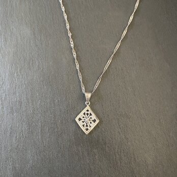 【銀線細工】Rhombus(S)ネックレス/SV925の画像
