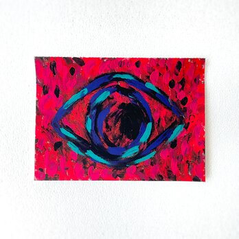 「鬼の目」　アクリル　抽象画　絵画の画像