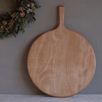 トチのカッティングボード丸