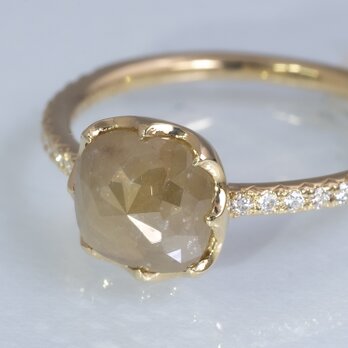 【店頭にて販売済み】Natural Diamond Ring