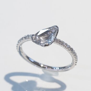 Unheated Sapphire Platinum Ringの画像