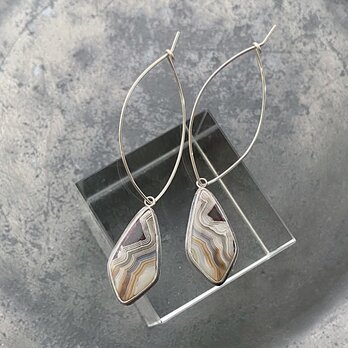 Crazy Lace Agate Earringsの画像