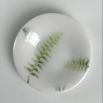 シダ葉っぱの小皿 A 直径3.6㎝の画像