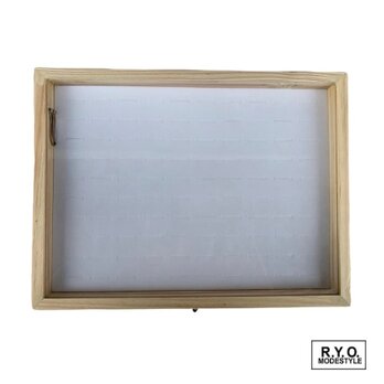 木製ガラスケース　100本用台紙の画像