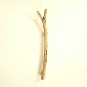 【温泉流木】木の皮残るY字枝分かれの流木ドアハンドル・手すり・ドア取っ手 木製 流木インテリアの画像
