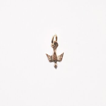 CLASSIC - NECKLACE CHARM: BIRD goldの画像