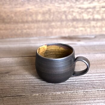黒釉　コーヒーカップの画像