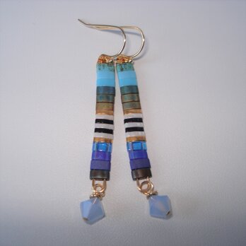 Colorful beaded earrings --Cebu--の画像