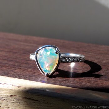 オパール リング / Ethiopian Opal Ring rc2の画像