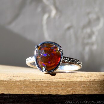 オパール リング / Ethiopian Opal Ring rc3の画像